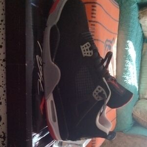 Black and Red Sneakers
